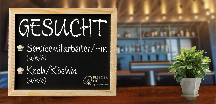 Koch/Köchin (m/w/d) oder Servicemitarbeiter / Servicemitarbeiterin (m/w/d)