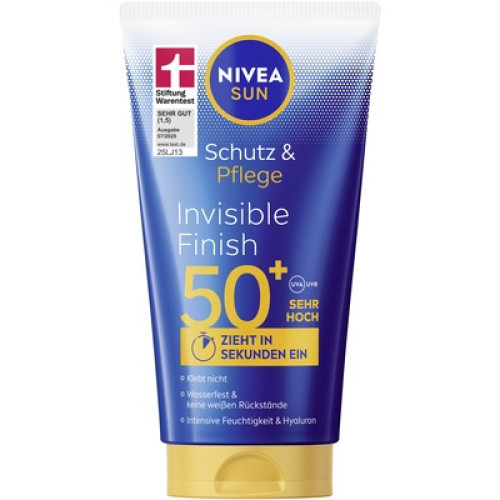 Nivea Sun Schutz & Pflege Invisible Finish Lotion LSF 50+ 150ml Nivea Sun Schutz & Pflege Invisible Finish Lotion LSF 50+ 150ml