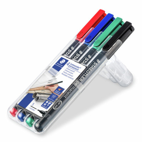 Folienstift Lumocolor S perm 4St Folienstift Lumocolor S perm 4St