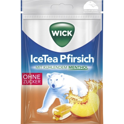 Wick Ice Tea Peach ohne Zucker 72g Wick Ice Tea Peach ohne Zucker 72g