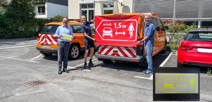 Mindestens 1,5 Meter zwischen Kfz und Radfahrern sind geboten