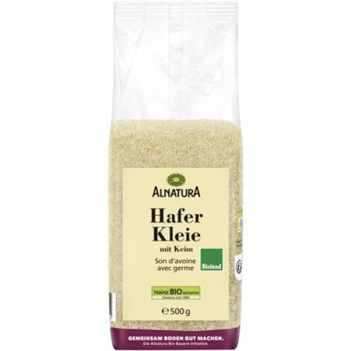 Bio Haferkleie mit Keim vegan 500g Bio Haferkleie mit Keim vegan 500g