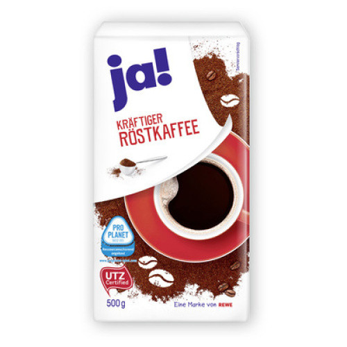 Ja! Kaffee Kräftig 500g Ja! Kaffee Kräftig 500g