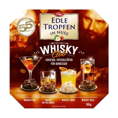 Trumpf Edle Tropfen in Nuss Whisky Club 100g Trumpf Edle Tropfen in Nuss Whisky Club 100g