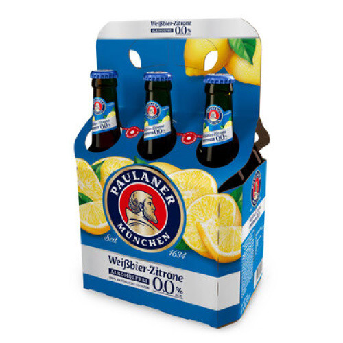 Paulaner Weißbier Zitrone 0,0 6x0,33L Paulaner Weißbier Zitrone 0,0 6x0,33L