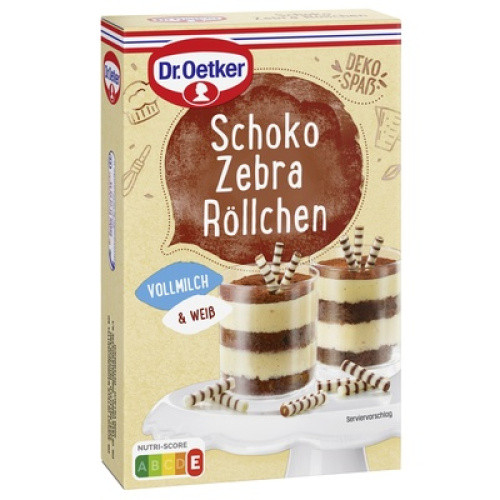 Schoko Zebra Röllchen 75 g Schoko Zebra Röllchen 75 g