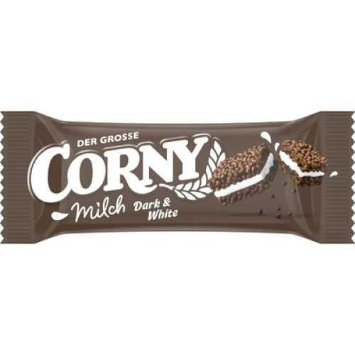 Corny Milch ´Dark & White´ der Grosse, UTZ-zertifiziert 40g Corny Milch ´Dark & White´ der Grosse, UTZ-zertifiziert 40g