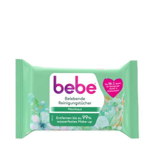 bebe Belebende Reinigungstücher 25St bebe Belebende Reinigungstücher 25St