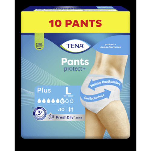 Tena Pants Plus L Inkontinenzeinlagen 10St Tena Pants Plus L Inkontinenzeinlagen 10St