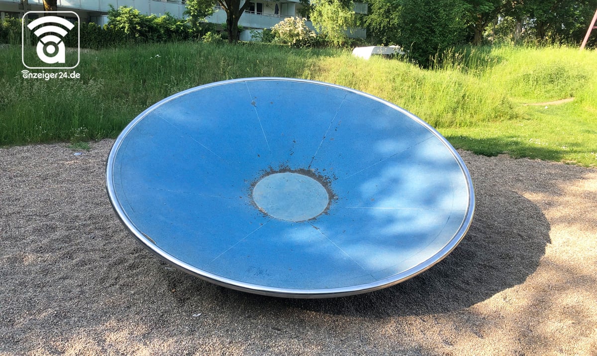 Spielplatz-Drehscheibe