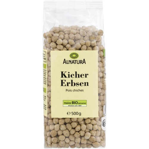 Bio Kichererbsen getrocknet mehligkochend 500g Bio Kichererbsen getrocknet mehligkochend 500g