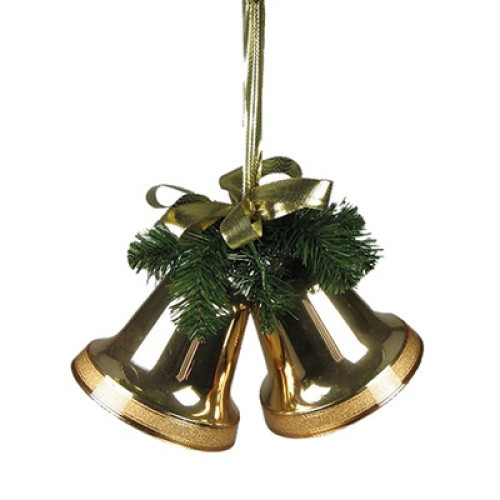 DOPPELGLOCKE 16CM GOLD DOPPELGLOCKE 16CM GOLD