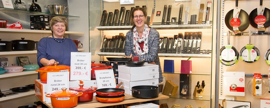 Aus „Schürg – Rund um die Küche“ wird „Kochshop“ Aus „Schürg – Rund um die Küche“ wird „Kochshop“