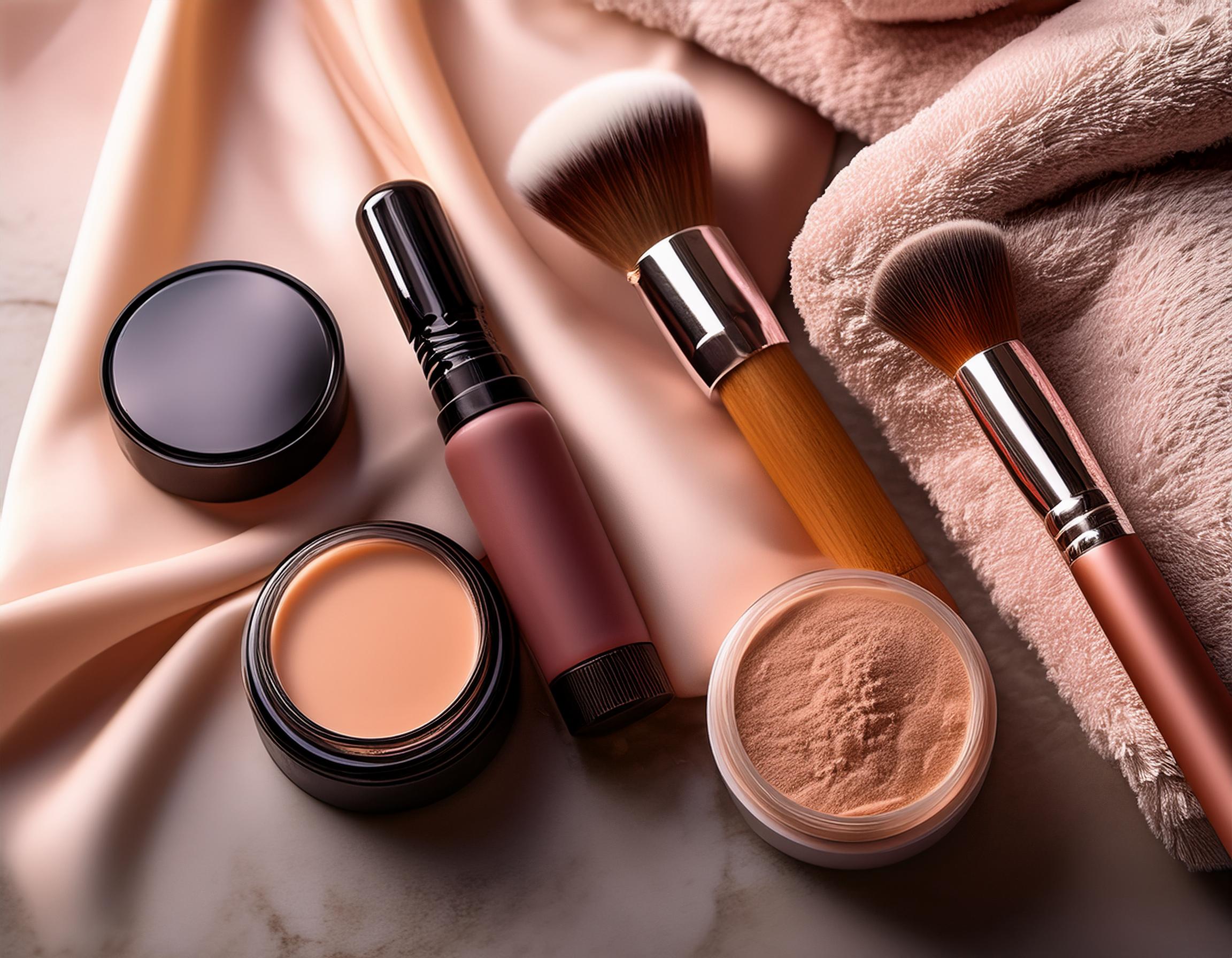 Beauty-Produkte-und-Make-up-Pinsel-bestes-Equipment-in-Gotha