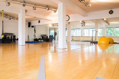 Kursraum im Obergeschoss von Das Studio Monheim Kursraum im Obergeschoss von Das Studio Monheim